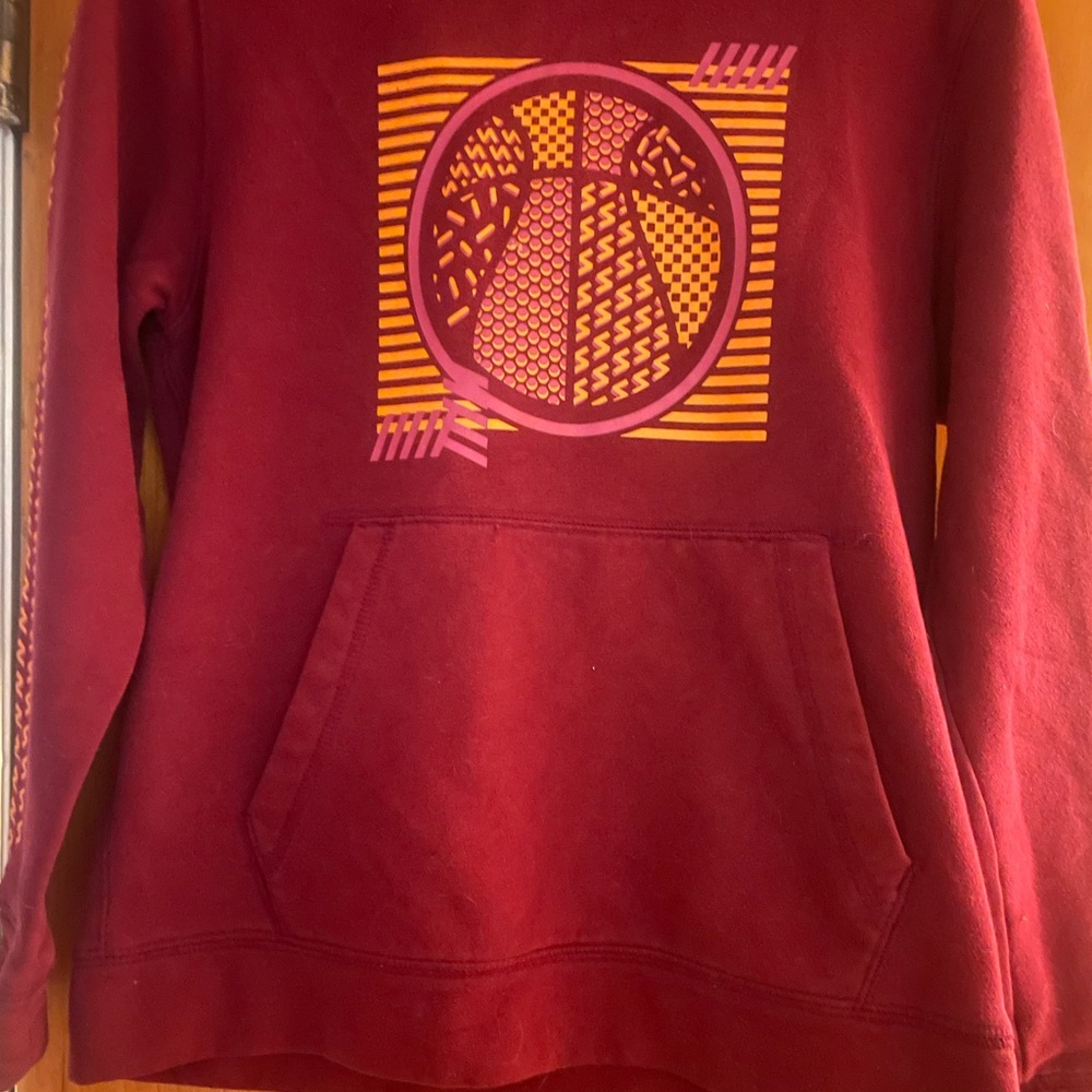 Ultra-Soft Fleece Hoodie with Basketball Graphic